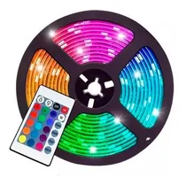Comprar Cintas Led Colores 5050 Control Rgb 5m Versión Adhesiva D
