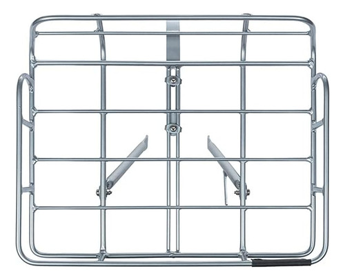 Basil Portland Front Carrier (aluminio Pulido, Con Riel)