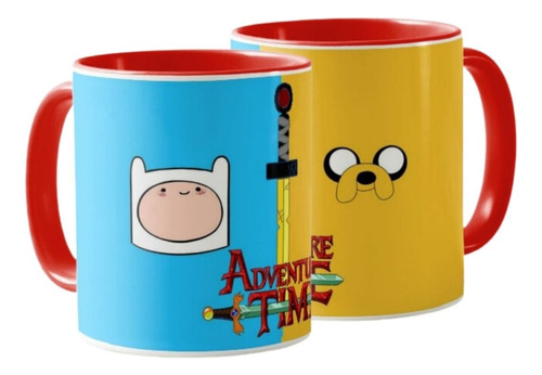 Mug Hora De Aventura Taza Ceramica 11onz