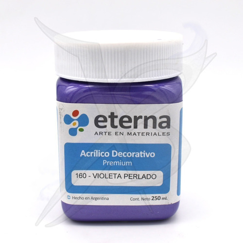 Acrilico - Eterna 250 Cc Violeta Perlado - Xion Store