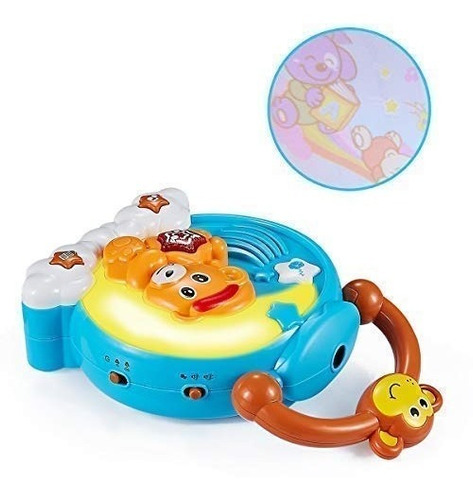 Lampara Proyector Musical Piano Espanta Cuco