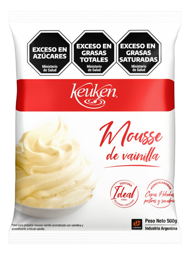 Mousse Vainilla Keuken 500gr Premezcla- Ciudad Cotillon