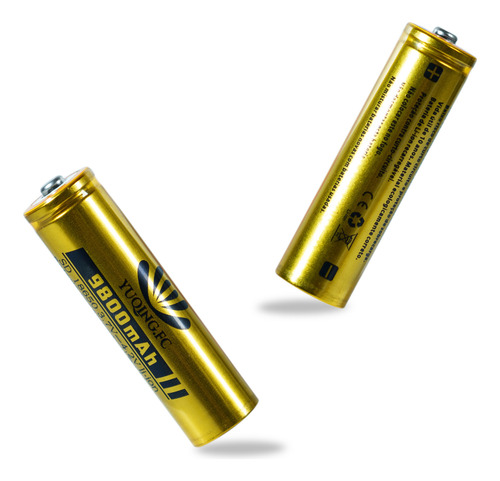Bateria Recargable 18650 3.7v 9800 Mah Pilas Paquete 2 Pzas