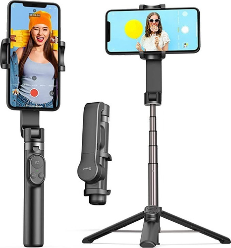 Imagen 1 de 6 de Gimbal Estabilizador De Movil Qimic Con Control Remoto