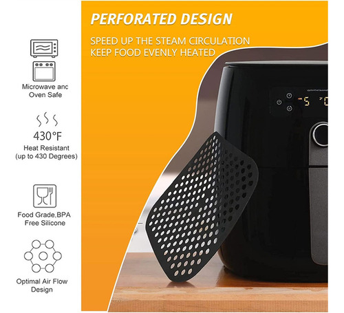 Cubo Cuadrado Para Tartas Air Fryer Accessories, Molde Para