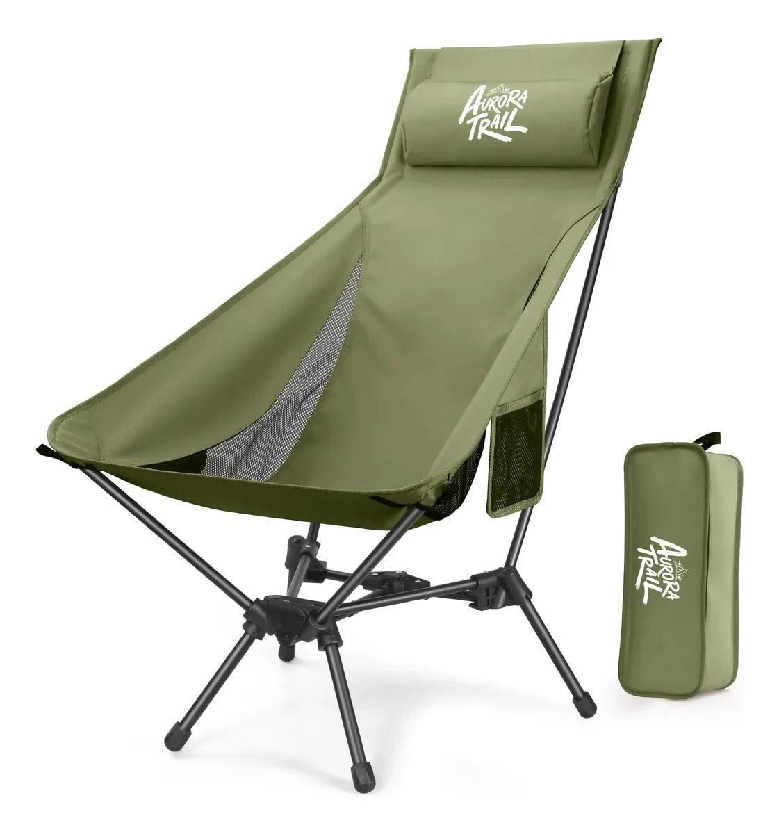 Aurarotrail Silla Camping Plegable Ligera 374lbs Viaje