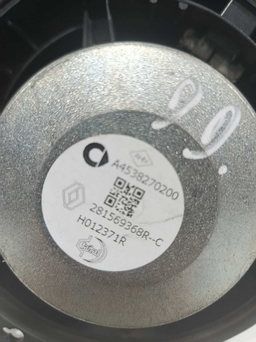 Alto Falante Porta Dianteira Direita Duster 2022 281569368r Preto (Usado)