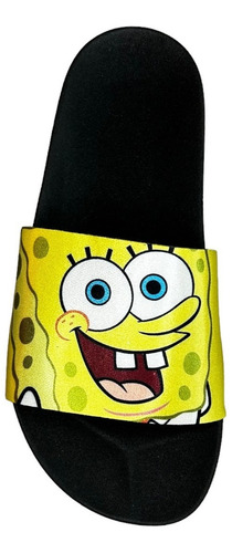 Sandalias Casuales Tipo Slide Unisex Bob Esponja Y Patricio
