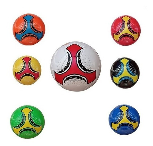 Mini Bola De Futebol Coloridas Campo Futsal Society