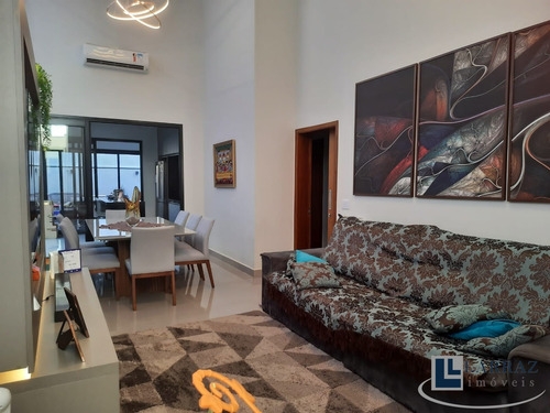Imagem 4 de 22 de Maravilhosa Casa Alto Padrão Para Venda Na Vila Do Golf, Cond. Siena, 3 Suites 1 Master, Varanda Gourmet, Piscina Em 364 M2, Lazer Completo - Ca01399 - 68177505
