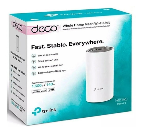 Router Sistema Wifi Malla Mesh Tp-link Deco E4 Ac1200 Pack 1