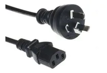 Comprar Cable Fuente 220v Reforzado 145cm Pc Cargador Impresora 10a