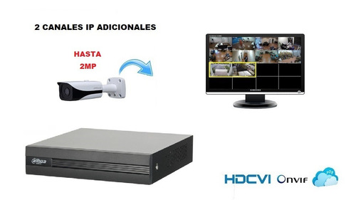 Imagen 7 de 9 de Dvr Xvr1a08 8 Canales Hdcvi 1080p Lite Grabacion Disco 2tb