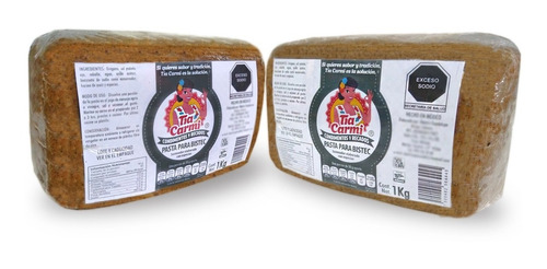 Recado Para Bistec Pasta Para Bistec Barra 2kg Tia Carmi