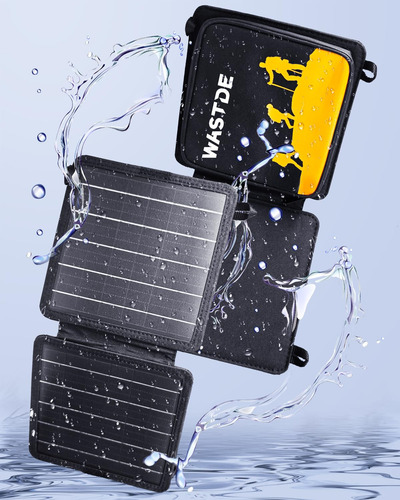 Cargador Solar Portátil Plegable 10w 5v Usb-a Ip67 Impermeab