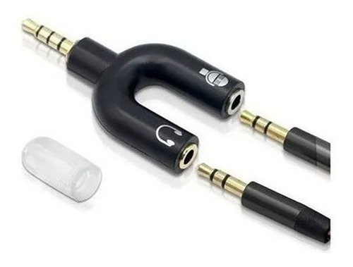 Imagen 4 de 5 de Adaptador Splitter Divisor 1 A 2 Plug 3.5 Micro/audio
