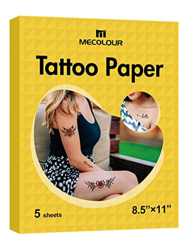 Tinta Para Tatuaje Papel De Tatuaje Temporal Imprimible Meco