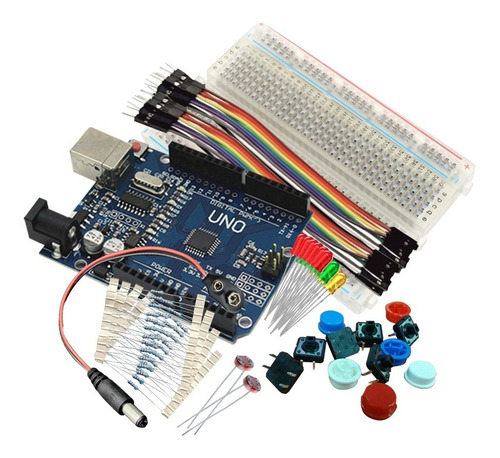 Kit Desarrollo Para Principiantes Protoboardcablesplaca 2