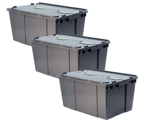 Cajas De Plastico Para Orden Y Clasificacion 10 Pzas Negro