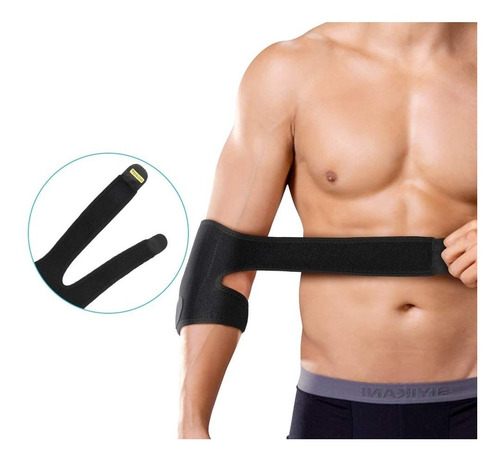 Codera Deportiva Ajustable Compresión Neopreno Velcro Gym