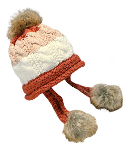 Gorro De Felpa Para Mujer Con Protección Cálida Para Los Oíd