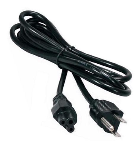 Imagen 5 de 8 de Cable De Poder Corriente Trebol Para Cargador Portatil 1.5m