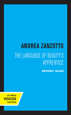 Libro Andrea Zanzotto: The Language Of Beauty's Apprentic...