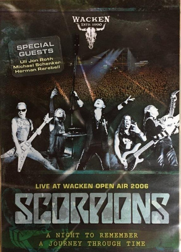 Scorpions Live At Wacken Open Air 2006 Dvd Nuevo Cerrado