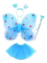 Comprar Disfraz Mariposa Alas Tutu Vincha Accesorios Niña