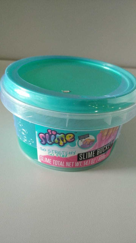 Imagen 1 de 3 de Slime Squish Slime Bucket  Morado O Turquesa 