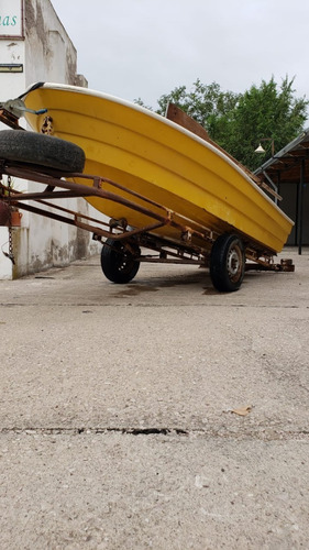 Bote Lagunero Con Motor Y Trailer