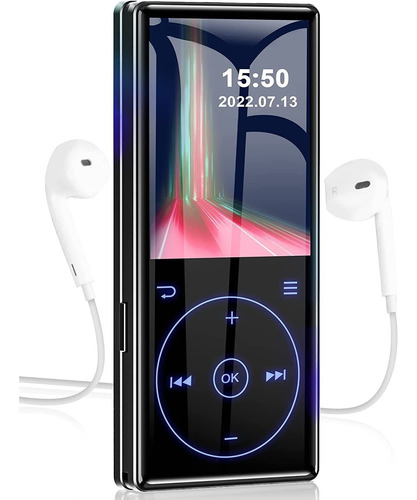 Reproductor Mp3 Funny, 48gb, Con Bluetooth 5.0, Negro