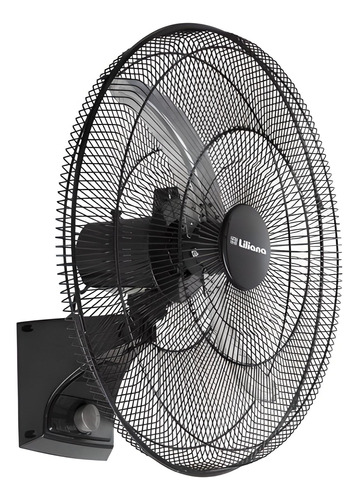 Ventilador De Pared Liliana Vw25m Negro Con 2 Palas 25 