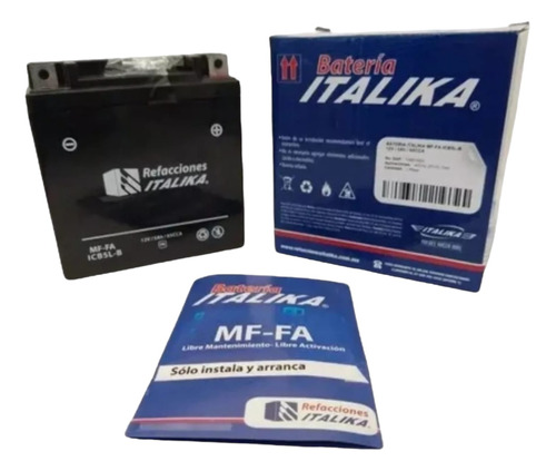 Bateria Mf-fa Icb5l-b Italika At110 Roja,at125  F06010051