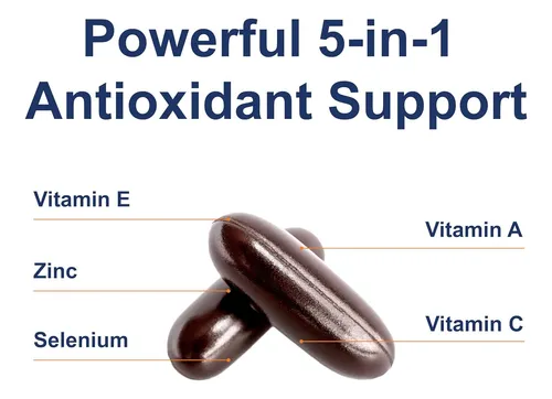 Multivitamínico Antioxidante A C E Selenio Zinc 360 Cápsulas Sabor