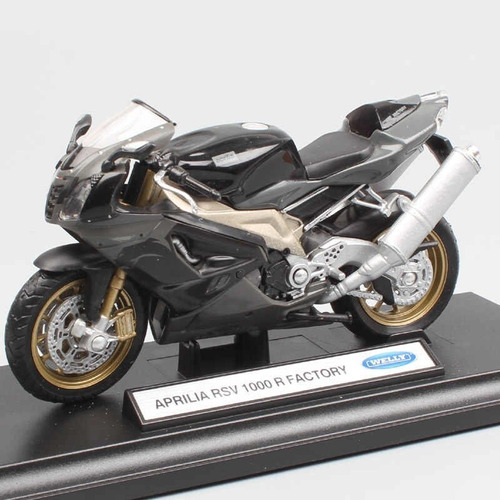 Moto Aprilia Rsv 1000 R  Escala 1:18  Welly Rosario