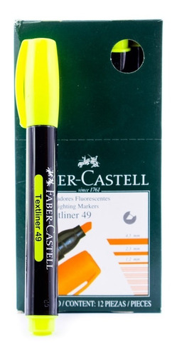 Resaltador Faber Castell Textliner 49 Caja X 12 U 5131