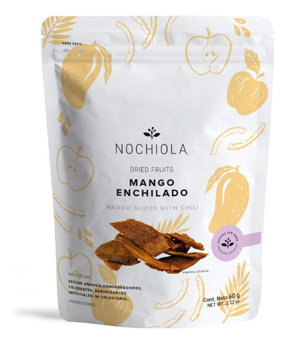Mango Deshidratado Enchilado 60g Nochiola