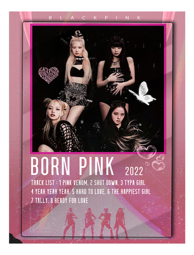 Poster Papel Fotografico Blackpink Born Pink Sala 45x30