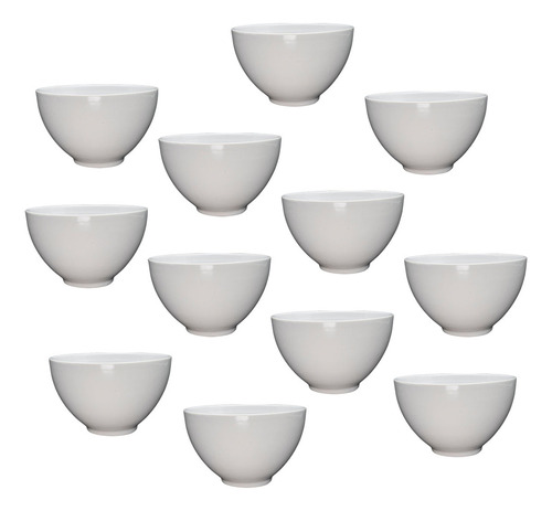 Kit 12 Bowls De Ceramica Sopoeira Cumbuca Para Caldos 400ml