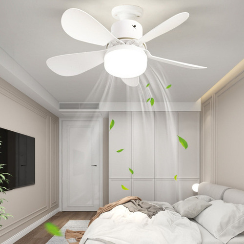 1 Foco Ventilador Lampara Abanico Soquet Blanco Control