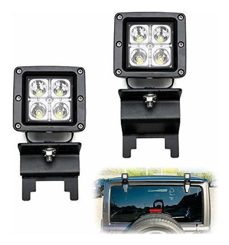 Barras De Luz - Ijdmtoy Rear Window Roof Mount 20w Led Pod L