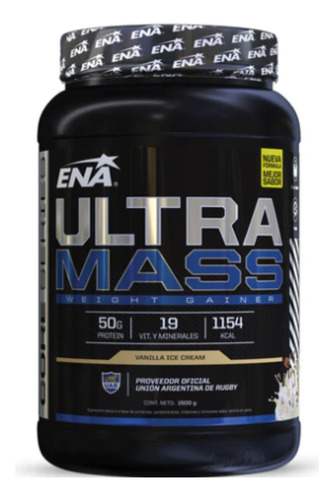 Suplemento Ganador De Peso Ultra Mass 1.5 Kg Ena Sport Mg