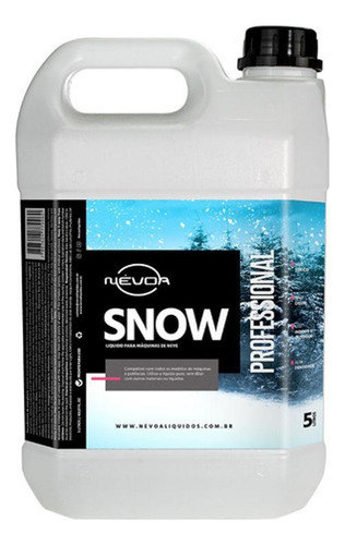 Kit 4 Fluído Liquido Máquina De Neve Snow 5 Litros Nevoa