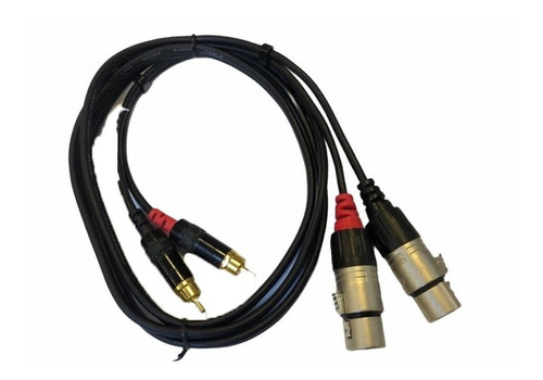 Cable Xlr Hembra A Rca 1.5mt Rean Nra0100015