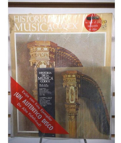 Historia De La Musica Codex 70 Fasiculo Y Disco Lp Acetato