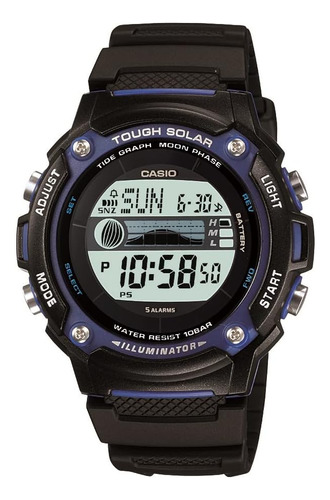 Casio - Lámpara Solar Resistente Casio Para Hombre (ws210h-1