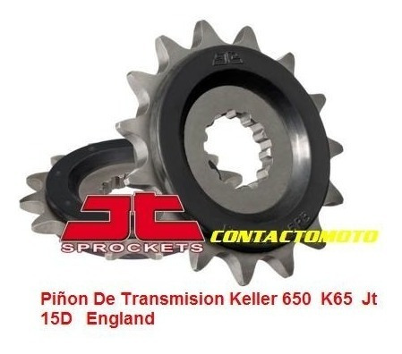 Piñon De Transmision Keller 650  K65 15d Jtsprocket Con Goma