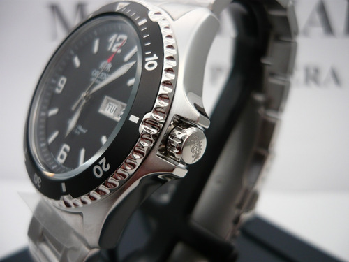 Orient Mako Ray New Model Diver Black Faa02001b Fotos Reales