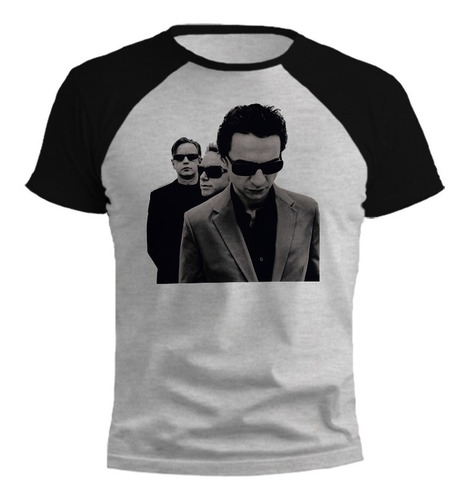 Remera Depeche Mode Diseños Gris Ranglan